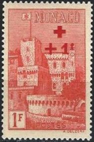 Clocktower of the Palace overprint and surcharge