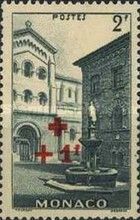 St. Nicholas Square and Fountain overprint and surcharge