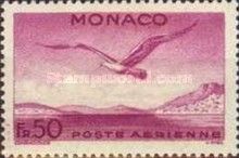Seagull (Laridae) over the Bay of Monaco