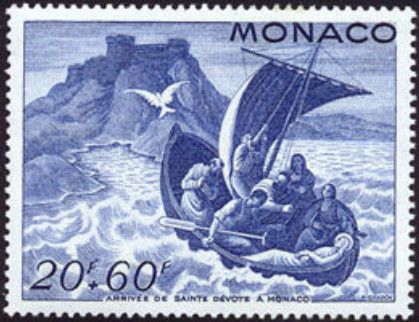 Arrival of Saint Dévote in Monaco