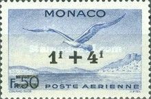 Seagull (Laridae) over the Bay of Monaco