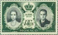 Grace Kelly, Prince Rainier III, Crown and Monogram