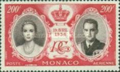 Grace Kelly, Prince Rainier III, Crown and Monogram
