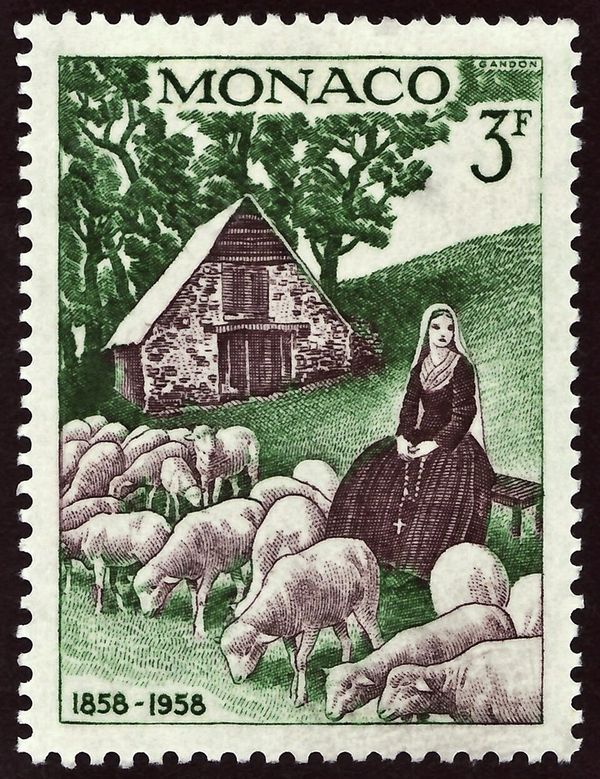 Bernadette with Sheep