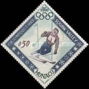 Slalom skiing