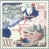 Route from Stockholm to Monte Carlo