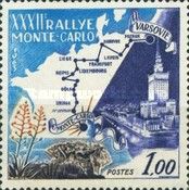 Route from Warsaw to Monte Carlo