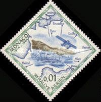 Monte Carlo, Seaplane, Rally Map of 1914