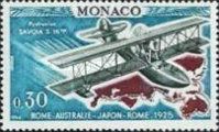 Plane "Savoia S 16" Map and Route Rome-Australia-Japan-Rome