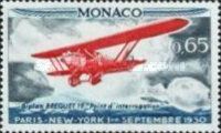 Plane "Breguet 19" over the Northern Atlantic Ocean