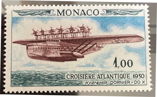 Flying Boat "Dornier-DO-X" over the Atlantic Ocean