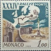 Route from Minsk to Monte Carlo, from Start and Finish