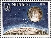 Satellite "Echo II", Part of the Globe