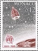 Satellite "Relay", part of the globe