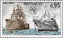 Cable Ship "The Great Eastern" and "Alsace"