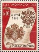 Coat of Arms of the Abbey and of the State on a Pell