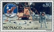 U.S. Astronauts on the Moon, Lunar Module, Apollo Badge