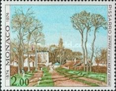 Entrance to the Village of Voisins, by Camille Pissarro