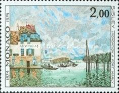 Flood at the Port of Marly; by Alfred Sisley (1839-1899)
