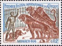 Tiger (Panthera tigris), Leopard (Panthera pardus) Dressage