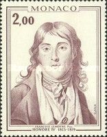 Honoré IV (1758-1819), by Jacques Antoine Marie Lemoyne