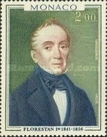 Florestan I (1785-1856), by Eugene B.E. Dauphin (1804-1859)