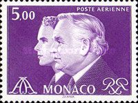 Prince Rainier III and Prince Albert