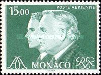 Prince Rainier III and Prince Albert