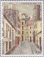Cottin-Passage in Paris, by Maurice Utrillo (1883-1955)