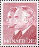 Prince Rainier III and Prince Albert