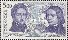 Frédéric Chopin (1810-1849); Robert Schumann (1810-1856)