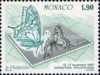 Butterfly and Butterfly Stamp