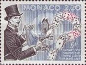 Magician with Dove and Playing Cards