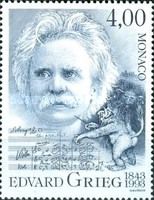 Edvard Grieg, 150th birth anniversary