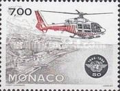 Helicopter SA 365 C Dauphine 2, view of Monaco