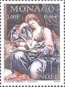 Holy Mary with Child by Simone Cantarini (1612-164