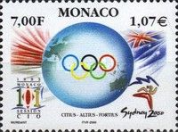 Globe with Olympic Rings, National Flags, Emblems