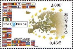 Map of Europe, National Flags