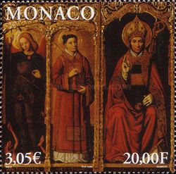 Altartriptych in the Monaco Cathedral, by Ludovic Bréa