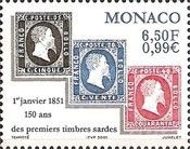 150th Anniversary of the First Stamp of Sardinia (2001)
