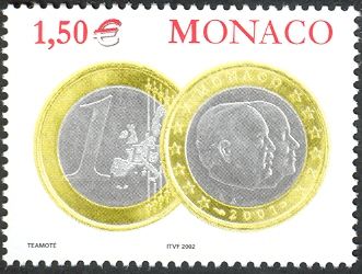 1 Euro Coin, Front and Back