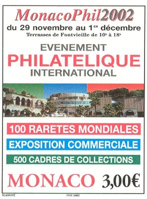 Exhibition Poster for MonacoPhil2002