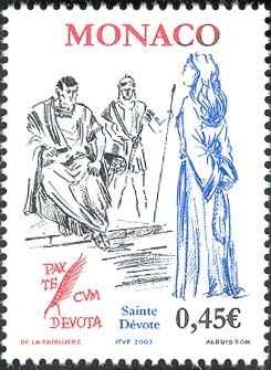 The Condemnation of Saint Dévote by the Roman Governor Barba