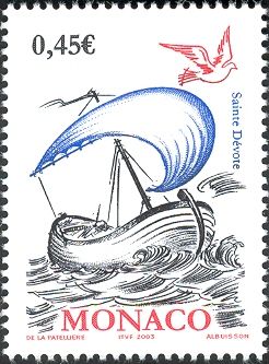 A Dove Leads the Boat in the Port of Monaco