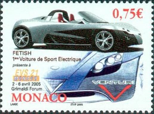 First Electric Roadster Venturi Fetish (2005)