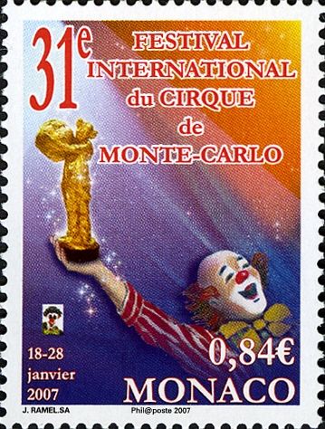 Clown with Trophy "Golden Clown" Poster