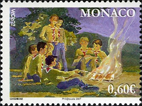 Scouts at the Campfire
