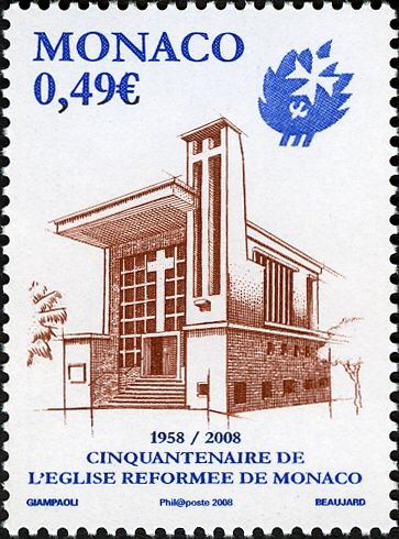 50 Years Reformed Church in Monaco
