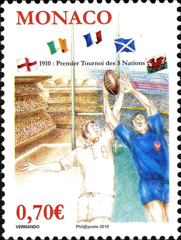 Centenary of "Rugby 5 Nations Tournament"