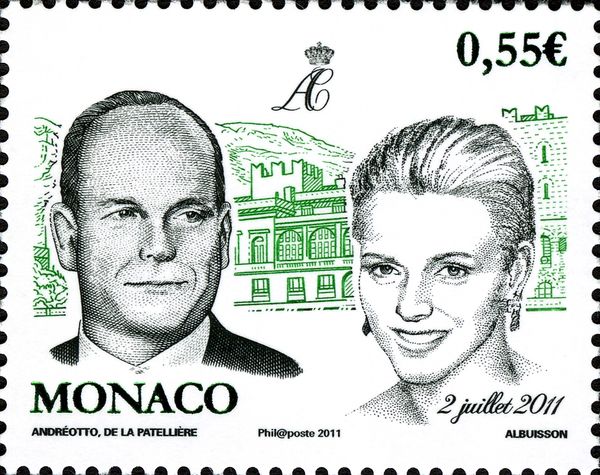 Prince Albert II and Charlène Wittstock